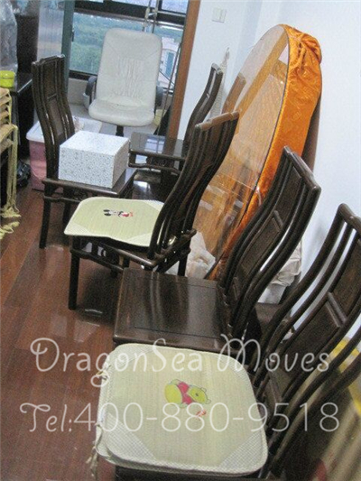 上海搬家到美國洛杉磯，又是中式家具