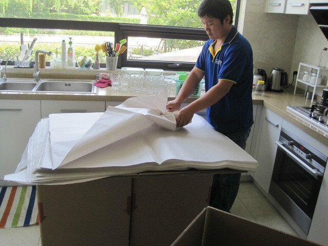 上海門到門國(guó)際搬家到紐約，紅木家具都安全到家了