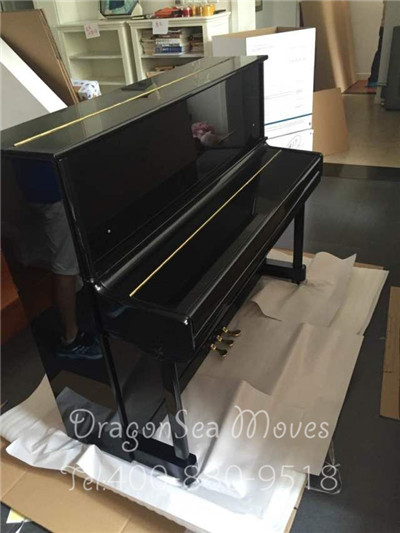 北京海運門到門到美國洛杉磯，專業(yè)包裝保障鋼琴安全