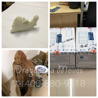 廣州國際物流搬家到新西蘭，這才是工藝品真正的包裝方式