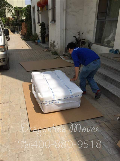 南京國際海運自用家具搬家到澳大利亞，包裝細致令人驚嘆