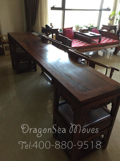 北京越洋海運紅木家具到新加坡 中式之家新加坡復原