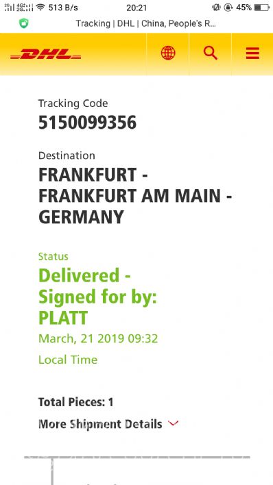 從上海市托運到德國